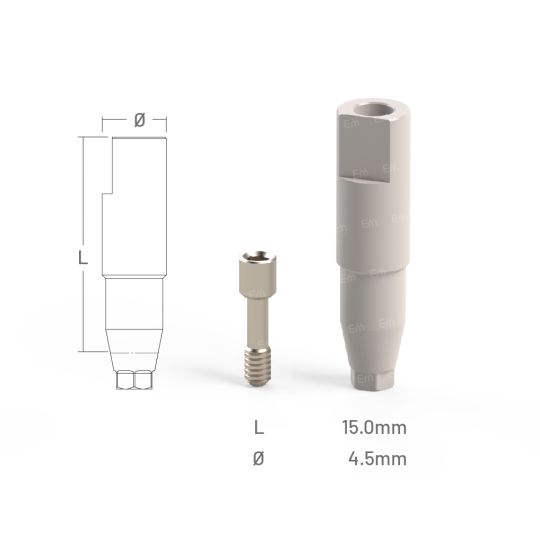 abutment-tason skannausrunko-osat